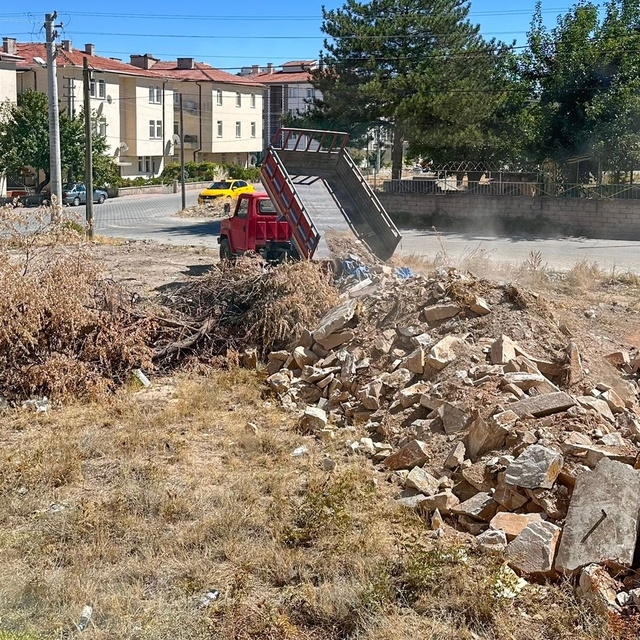 Kırşehir'de kaçak moloz dökümüne 32 bin lira ceza