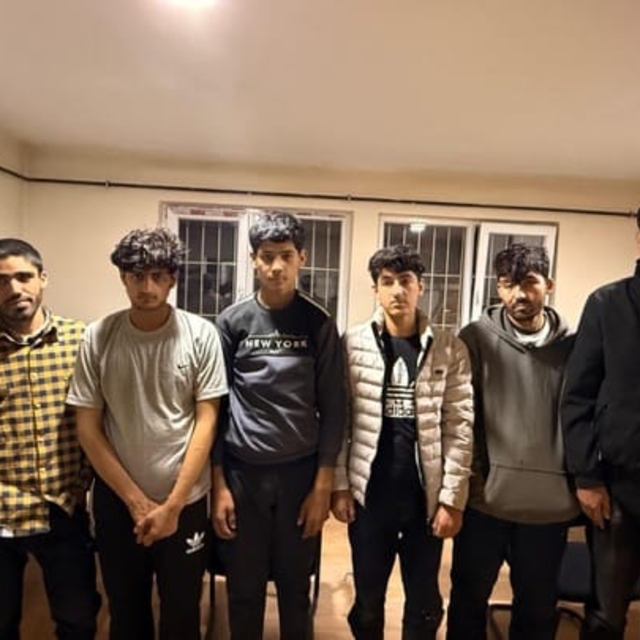 Amasya'da 8 düzensiz göçmen yakalandı