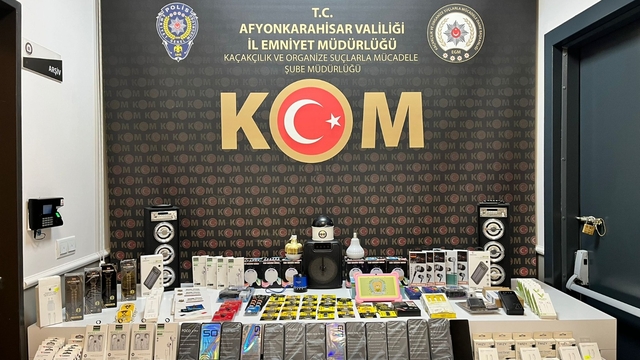 Afyonkarahisar'da kaçakçılık operasyonunda 1 şüpheli yakalandı