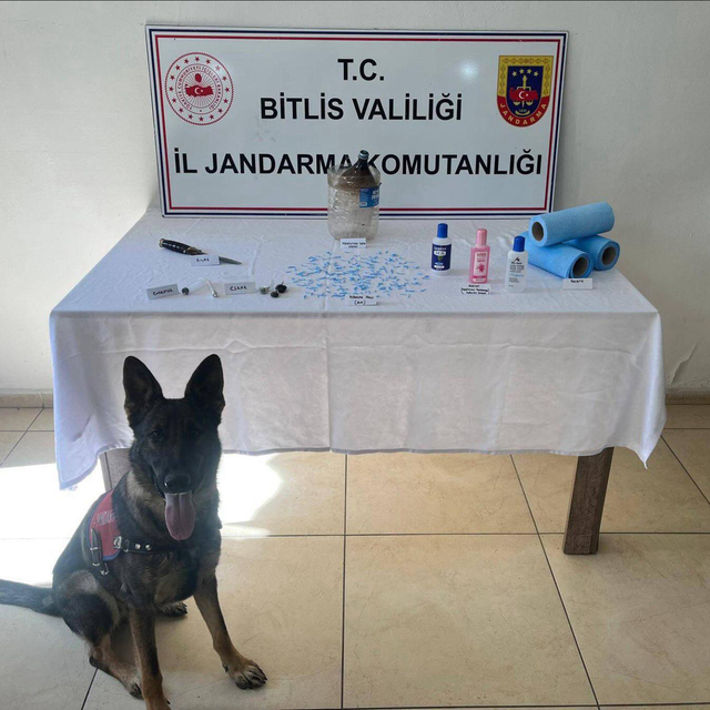 250 peçeteye emdirilmiş piyasa değeri 300 bin TL olan uyuşturucu ele geçiri...