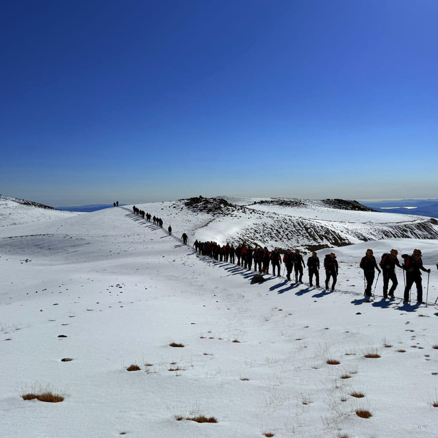 Erek ve Süphan dağlarında arama kurtarma kampı düzenlendi