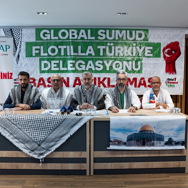 Ankara Filistin Dayanışma Platformu İsrail'in Gazze'ye yönelik saldırıların...