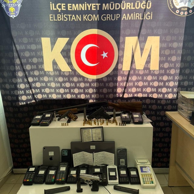 Kahramanmaraş'ta tefecilik ve yağma operasyonunda 8 şüpheli gözaltına alınd...