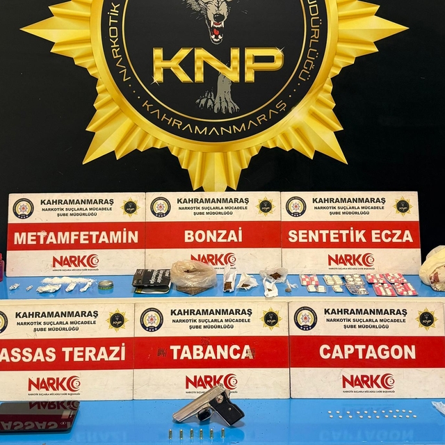 Kahramanmaraş'ta uyuşturucu operasyonunda yakalanan 2 zanlı tutuklandı