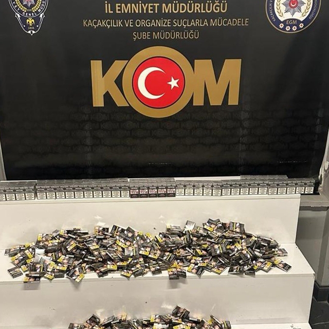 Kayseri'de 1000 paket kaçak sigara ele geçirildi