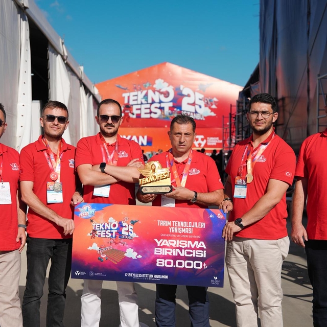 Ardahan Tarım ve Orman İl Müdürlüğü, TEKNOFEST'te birincilik ödülü kazandı