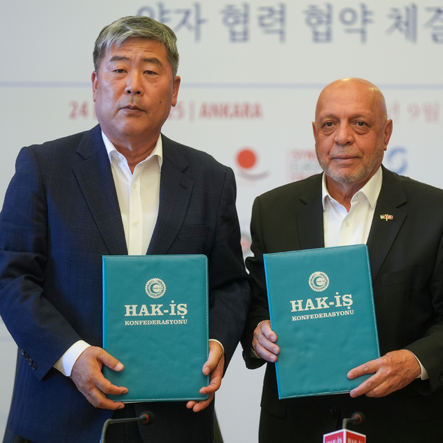 HAK-İŞ ile Kore Sendikalar Federasyonu arasında protokol imzalandı