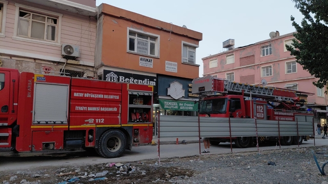 Hatay'da iş yerinde çıkan yangın söndürüldü