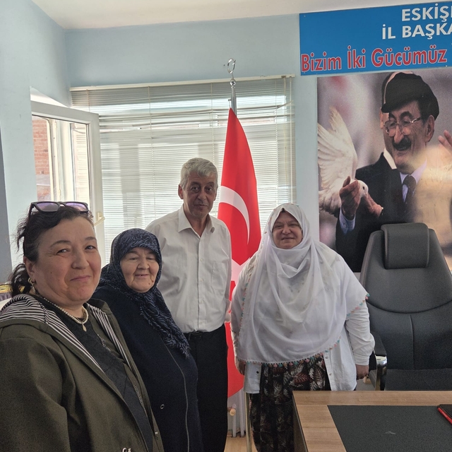 Mihalgazi Belediye Başkanı Güneş'ten DSP'ye ziyaret