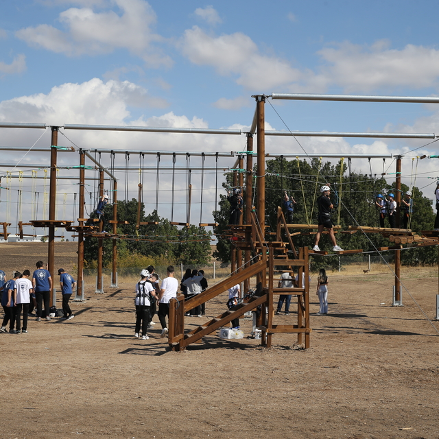 Edirne'de liselilere analitik düşünme ve denge kazandıracak parkur kuruldu