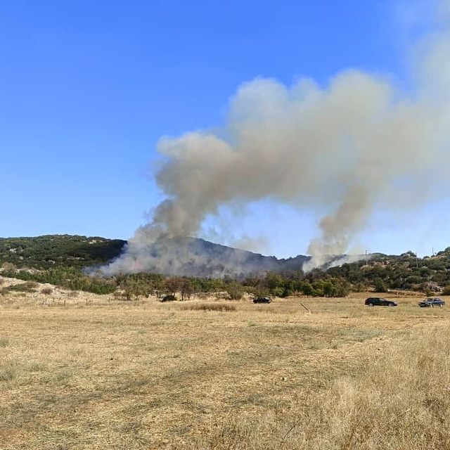 Burdur'da çıkan orman yangını kontrol altında (2)