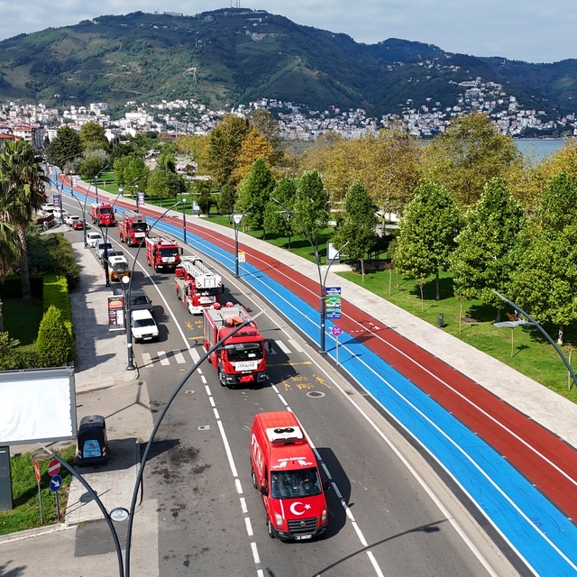 Ordu'da İtfaiye Haftası kutlandı