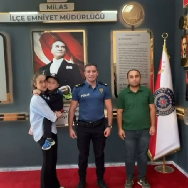 4 yaşındaki DMD hastası Göktuğ'un polislik hayali, bir günlüğüne gerçek old...
