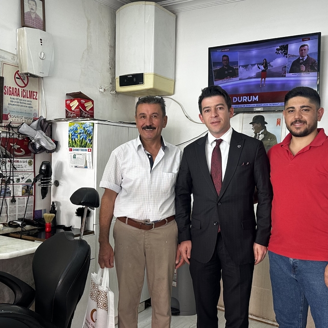 Aksu Kaymakamı Aydın, Ahilik Haftası kapsamında esnafı ziyaret etti