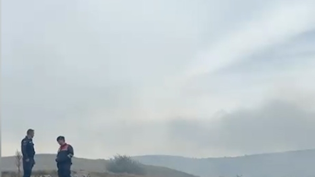 Göynük'te otluk alanda çıkan yangın söndürüldü