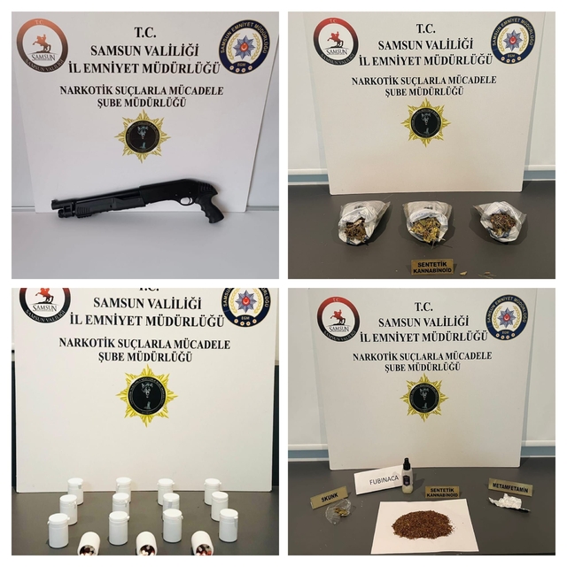 Samsun'da uyuşturucu operasyonunda 6 zanlı yakalandı