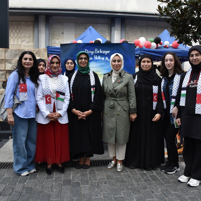 Trabzon'da, "Hür ve Bağımsız Filistin İçin Yürüyoruz" etkinliği yapıldı