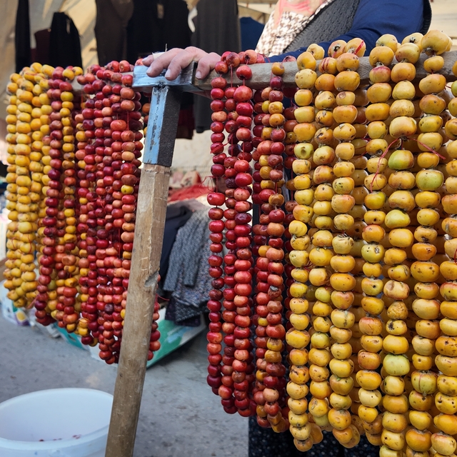 Çubuk'ta alıç ve kuşburnu pazarda yerini aldı