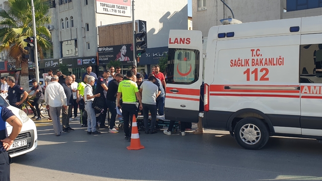 Osmaniye'de otomobilin çarptığı yaya ağır yaralandı