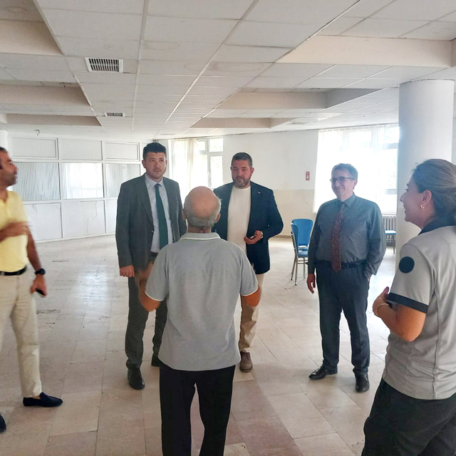 Tekirdağ NKÜ genel sekreteri Saygı Şarköy MYO'yu ziyaret etti