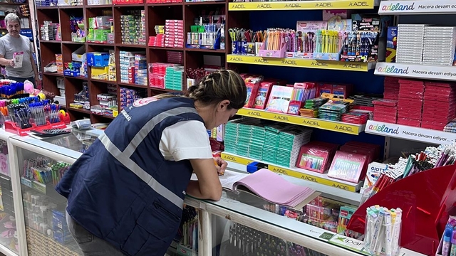 Şanlıurfa'da kırtasiye ve okul ürünleri satan 154 işletmeye para cezası verildi