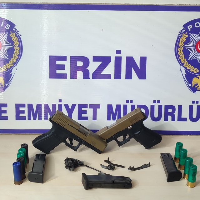 Hatay'da ruhsatsız silah operasyonunda 2 şüpheli tutuklandı