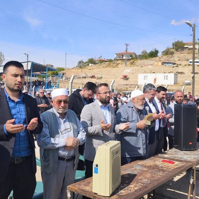 Karakeçili ilçesinde yağmur duası yapıldı