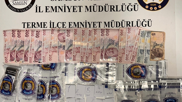 Samsun'da uyuşturucu operasyonunda 3 şüpheli yakalandı
