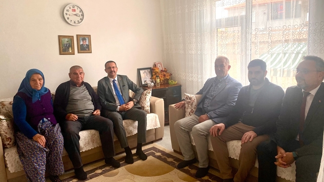 Pınarhisar Kaymakamı Özderin'den Kıbrıs gazilerine ziyaret