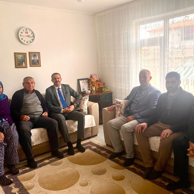 Pınarhisar Kaymakamı Özderin'den Kıbrıs gazilerine ziyaret