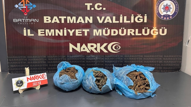 Batman'da uyuşturucu operasyonunda yakalanan şüpheli tutuklandı