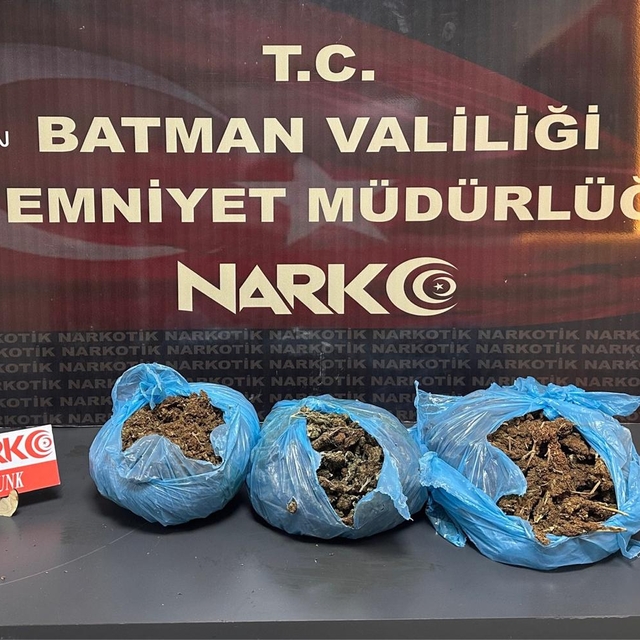 Batman'da uyuşturucu operasyonunda yakalanan şüpheli tutuklandı
