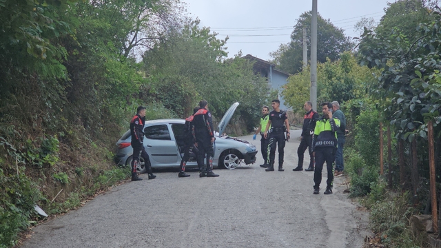 Jandarmadan kaçtı, kaza yapınca yakalandı