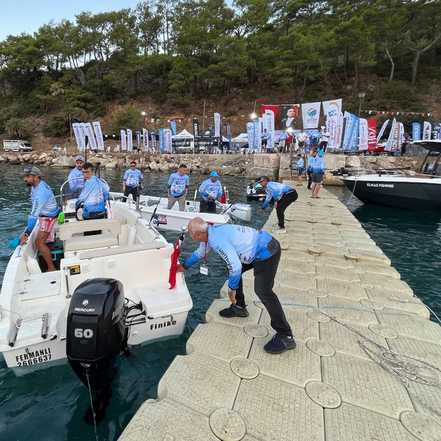 Antalya'da düzenlenen "Kumluca Büyük Balığın Peşinde" yarışması sona erdi