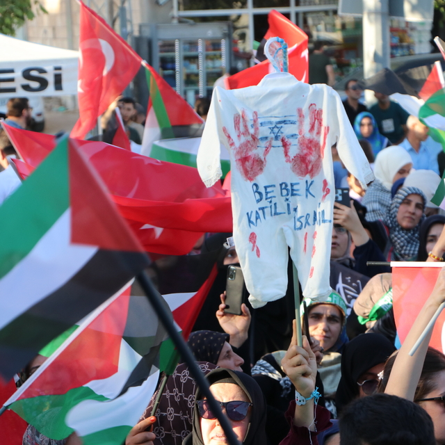 Kilis'te Küresel Sumud Filosu'na destek