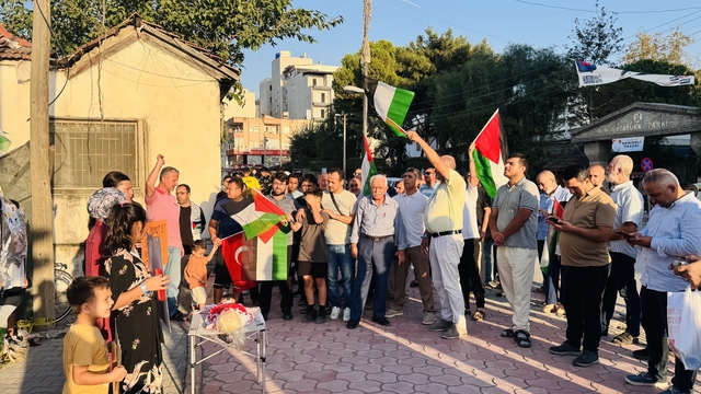 Hatay'da Küresel Sumud Filosu'na destek