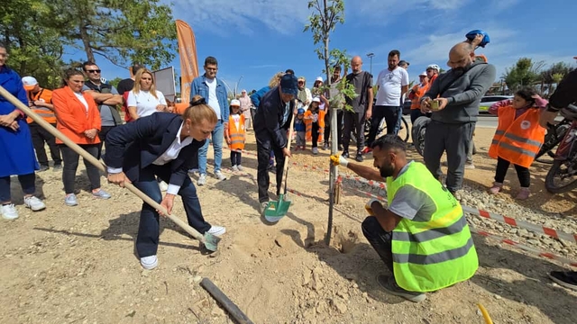 Karabük'te orman yangını şehidi Enes Kızılyer için hatıra koruluğu oluşturuldu