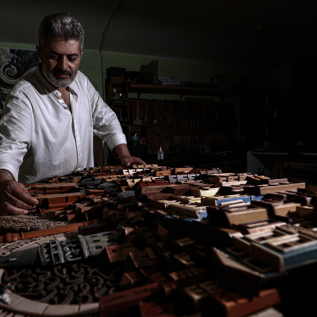 Farklı sanat dallarının birleşimiyle ortaya çıkan "neva" ile ahşap eserler...