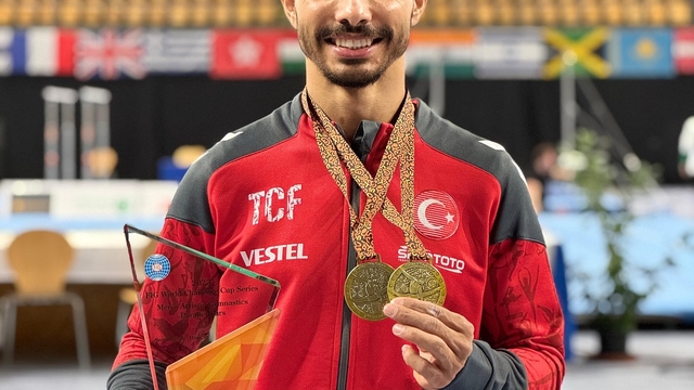 İzmirli cimnastikçiler Dünya Şampiyonası öncesi formda