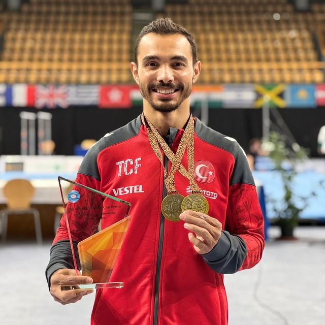 İzmirli cimnastikçiler Dünya Şampiyonası öncesi formda