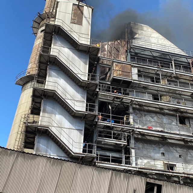 Kangal Termik Santrali'nde yangın çıktı