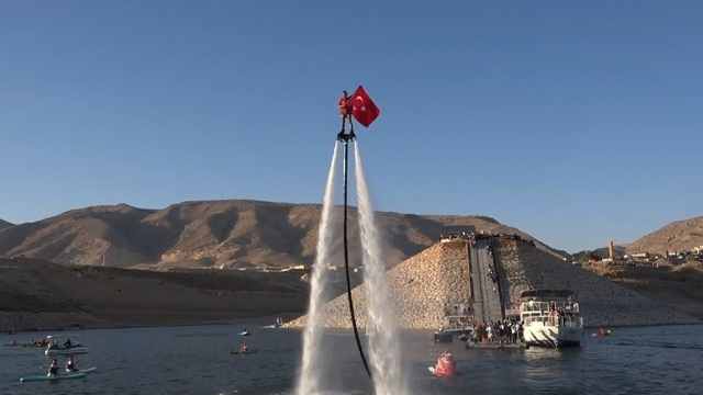 Hasankeyf'te su ve doğa sporları festivali ilgi gördü