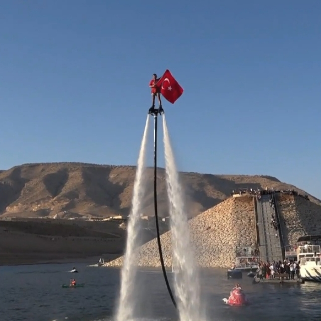 Hasankeyf'te su ve doğa sporları festivali ilgi gördü