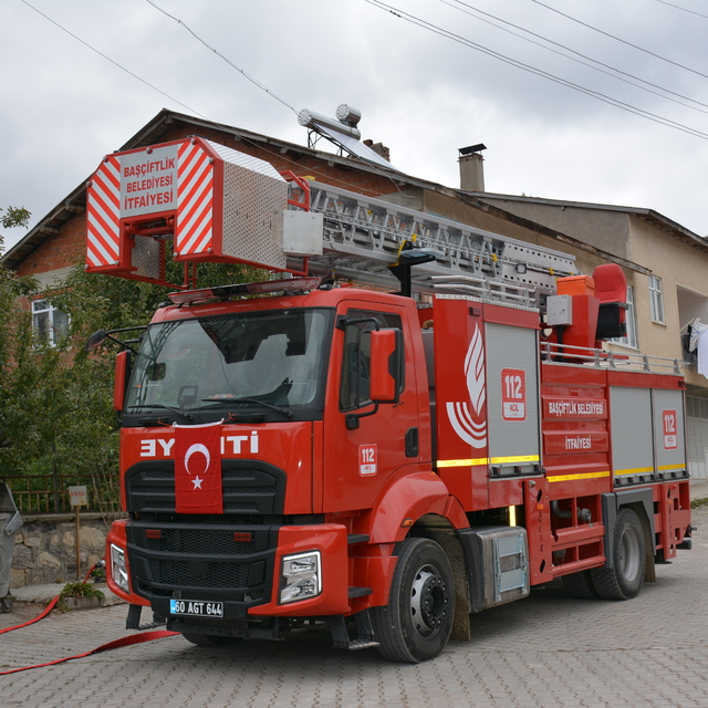Başçiftlik Belediyesi itfaiye aracı aldı
