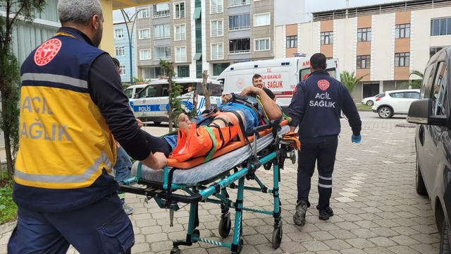 Samsun'da iş kazasında bir kişi yaralandı