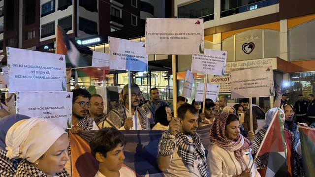 Kahramanmaraş'ta İsrail'in saldırıları protesto edildi