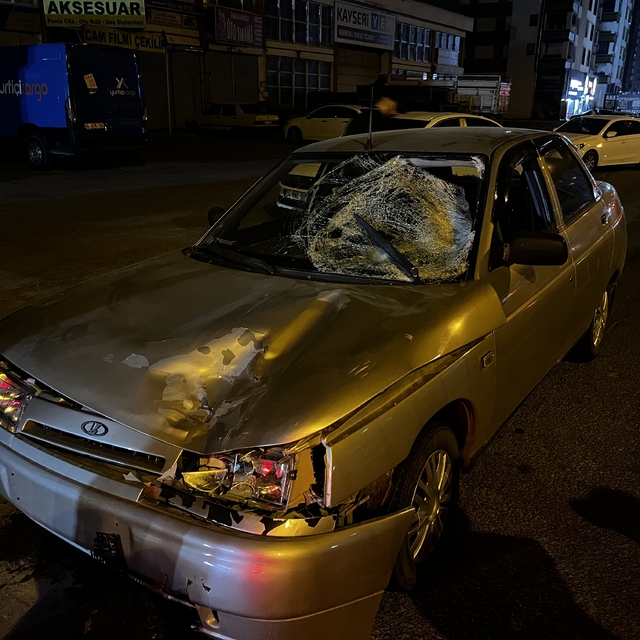 Kayseri'de otomobilin çarpan yaya öldü