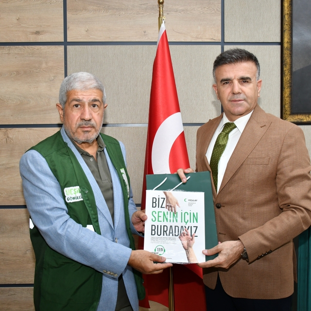 Yeşilay Şanlıurfa Şubesinden İl Milli Eğitim Müdürlüğüne ziyaret