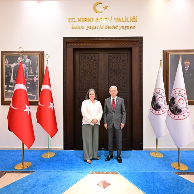 Kırklareli Valisi Turan'a ziyaretler sürüyor