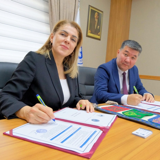 KLÜ ile Kırgızistan Uluslararası Üniversitesi arasında işbirliği protokolü...